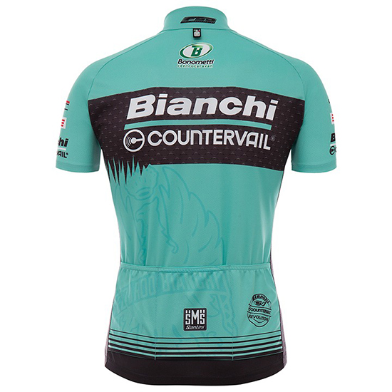 Maglia Bianchi Countervail Manica Corta 2017 verde